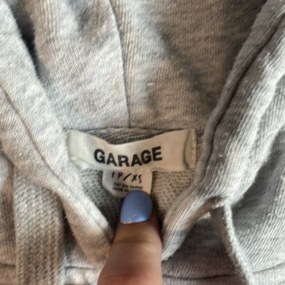 Garage cropped hoodie - Picture 2 of 2